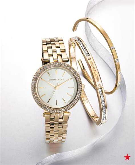 michael kors stone set bracelet watch|Michael Kors mini gift set.